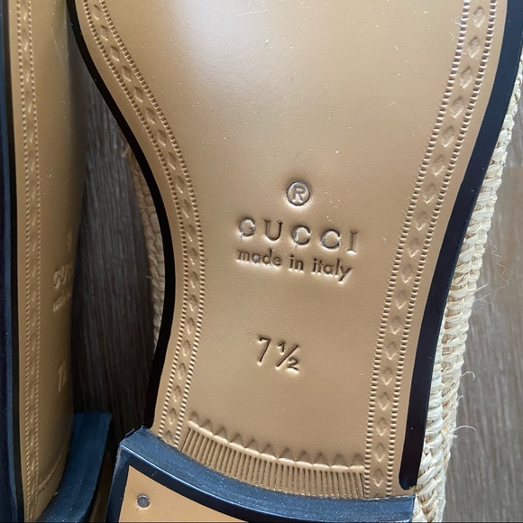 Gucci raffia agadir leather loafers - Picture 7 of 13